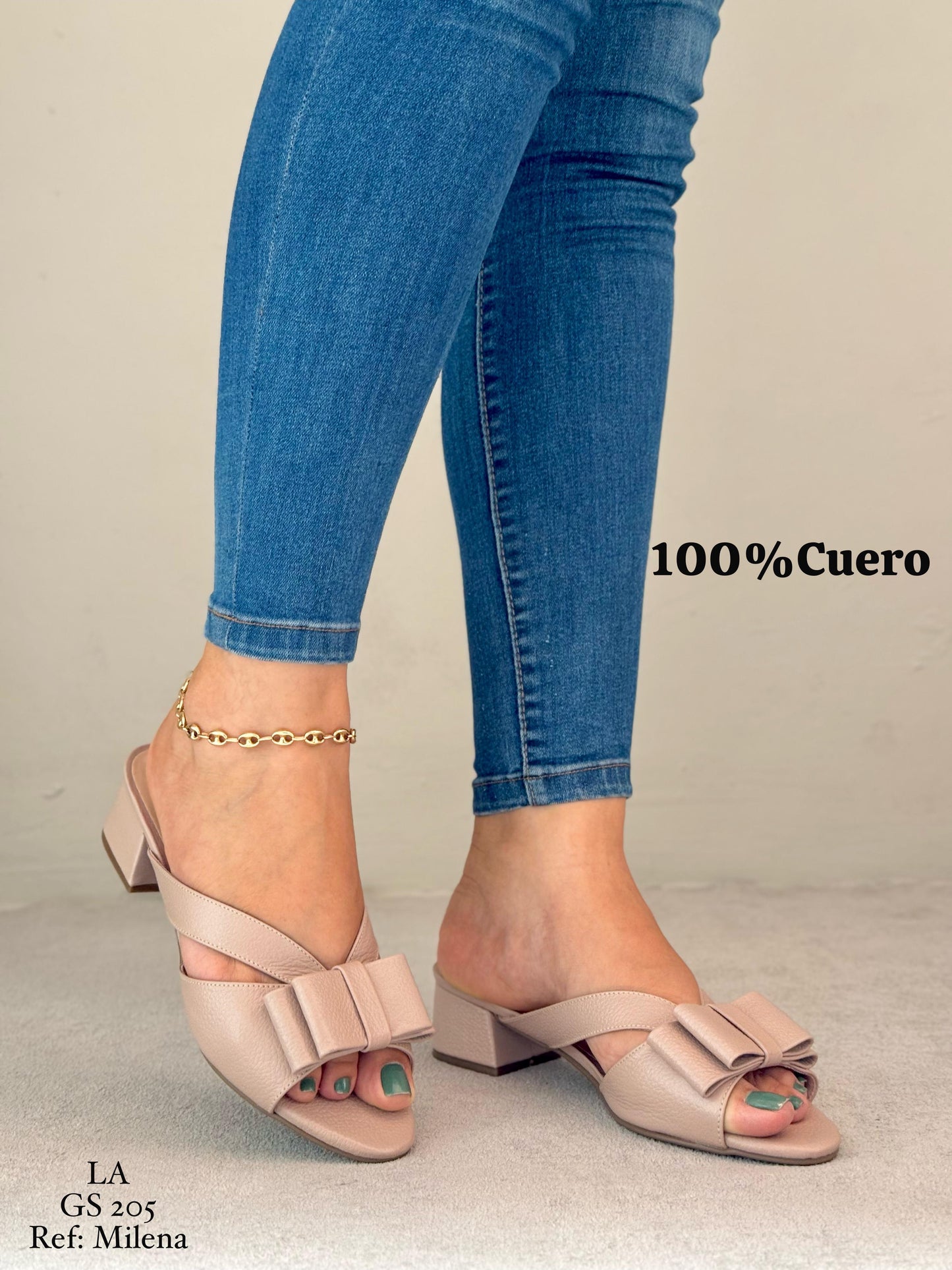 Sandalia de cuero: Ref. Miela
