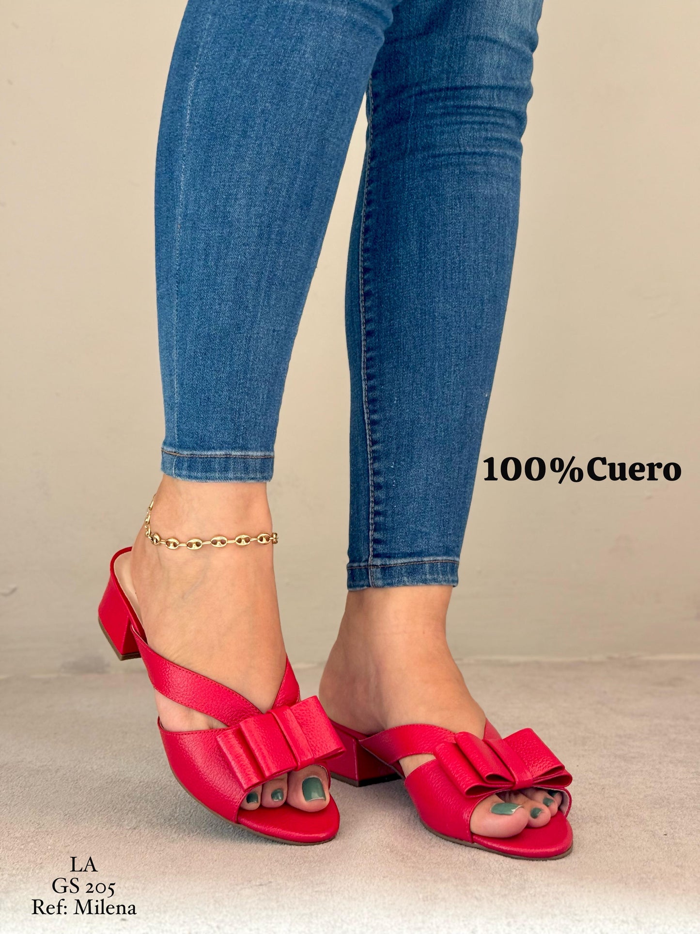 Sandalia de cuero: Ref. Miela