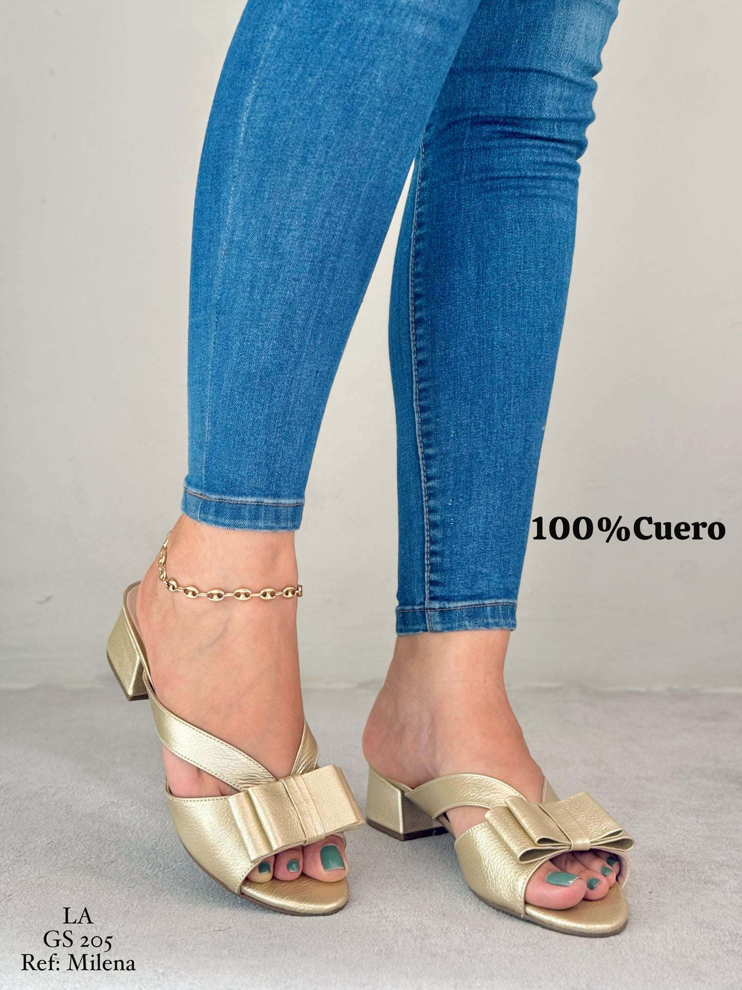 Sandalia de cuero: Ref. Miela