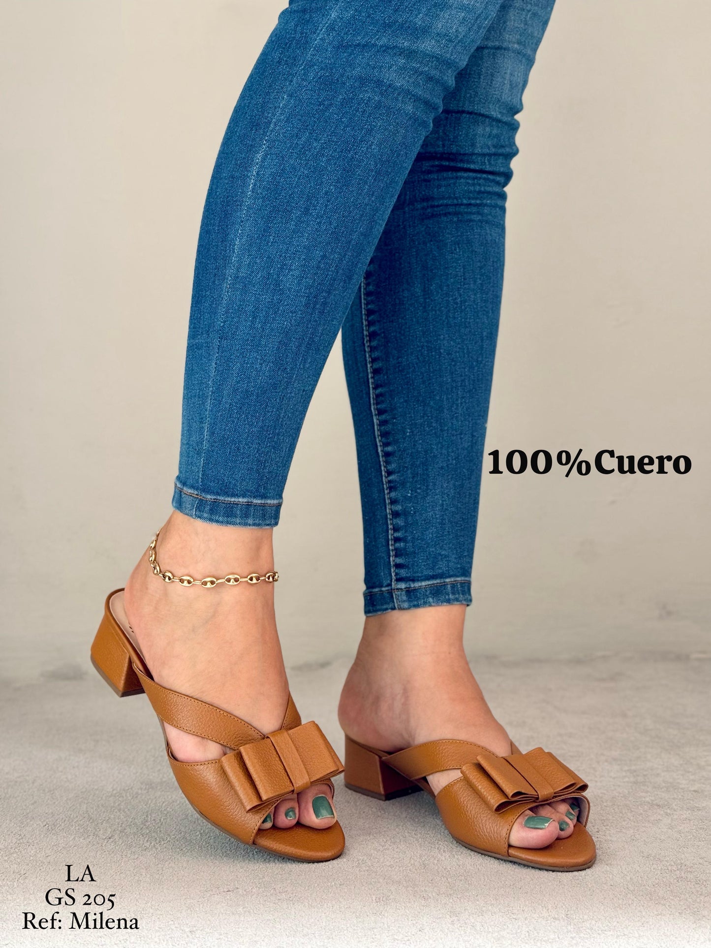Sandalia de cuero: Ref. Miela